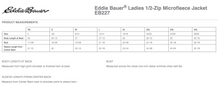 V of McF - Eddie Bauer Ladies 1/2 Zip Microfleece Jacket
