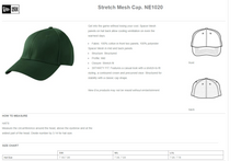 MYHA - New Era Adult Stretch Mesh Cap (2 color options)