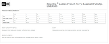 MFG - Women's New Era French Terry Baseball Full-Zip (2 color options)