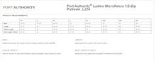 MFG - Port Authority Ladies Microfleece 1/2-Zip Pullover (2 color options!)