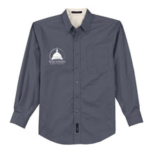 WI Senate - Tall Long Sleeve Easy Care Shirt (3 color options w/white State Capitol logo)