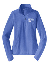 CS -  Sport Tek Ladies Stretch 1/2 Zip Pullover
