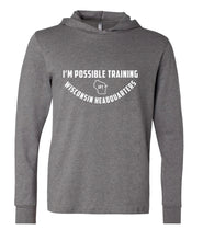 IPT - Bella Hooded Long Sleeve Tee (WI HQ Full Logo / 3 color options!)