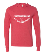 IPT - Bella Hooded Long Sleeve Tee (WI HQ Full Logo / 3 color options!)