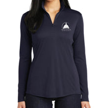 WI Senate - Ladies Performance 1/4 Zip Pullover (3 color options w/white State Capitol logo)
