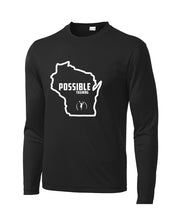 IPT - Sport Tek Long Sleeve Performance Shirt (WI State Full Logo / 4 color options!)